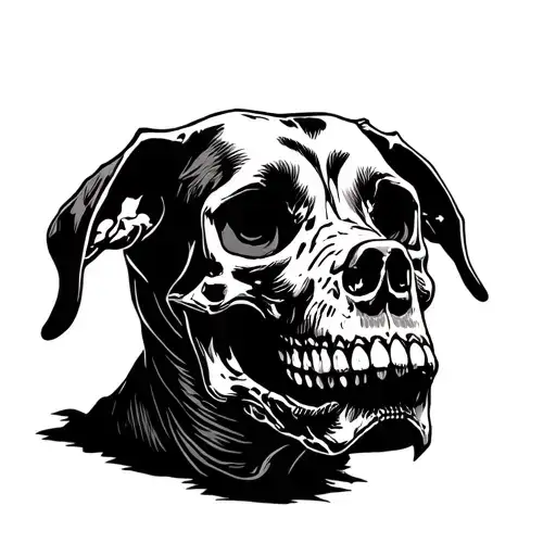 Skull Dog Ad Astra Per Aspera