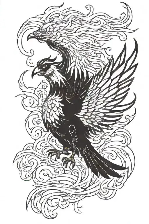 Phoenix Rising From The Ashes