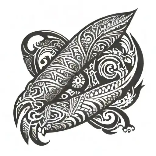 German And Filipino Tribal Sleeve