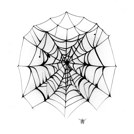 Spider Web Made Out Of Words