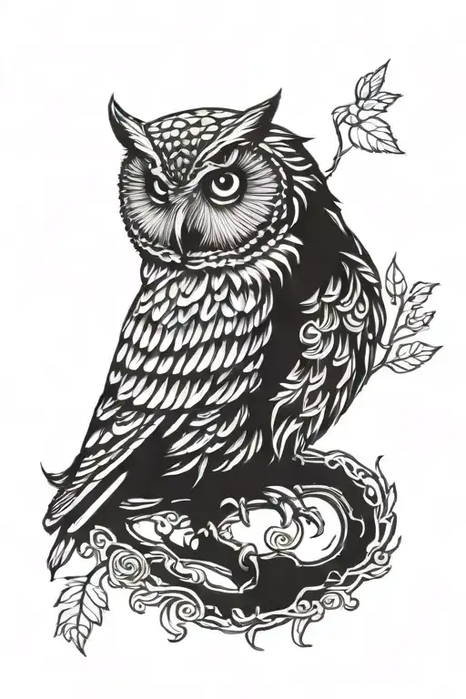 Owl Sitting
