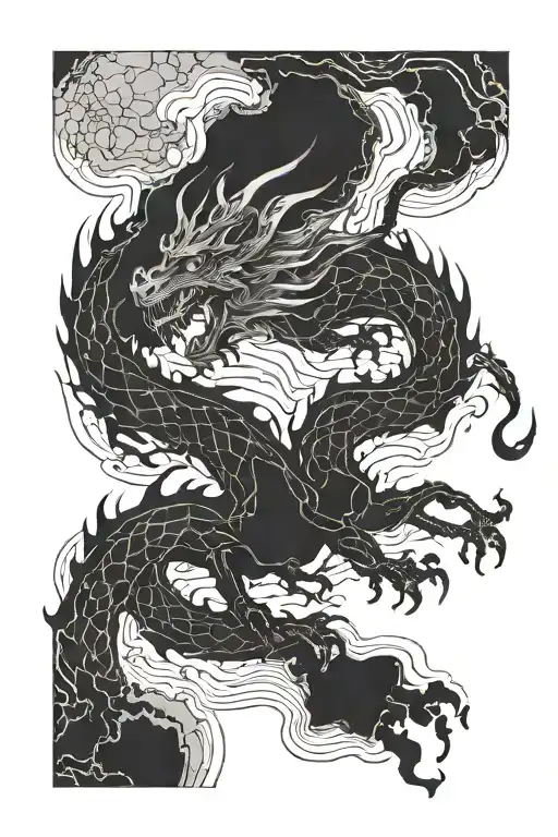 Dragon On A Map