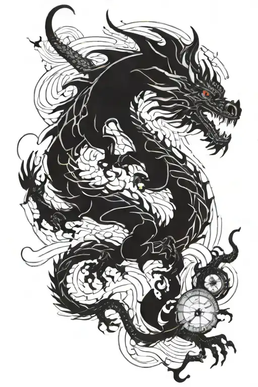 Dragon On A Map