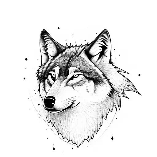 Full Body Wolf Attacking