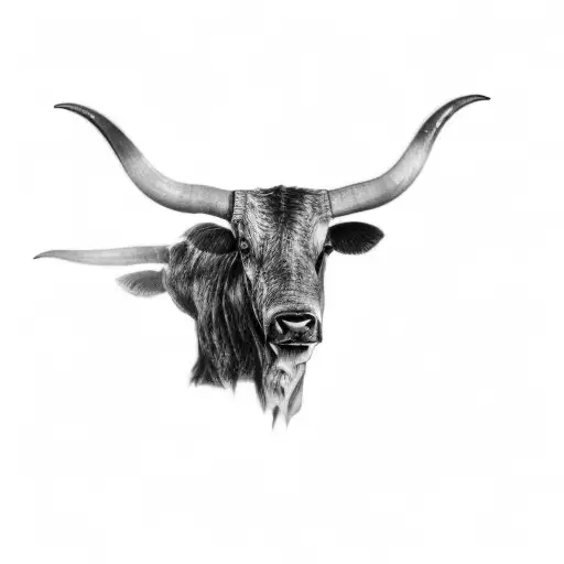 A Longhorn Bull