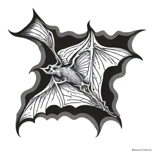 Bat Flying