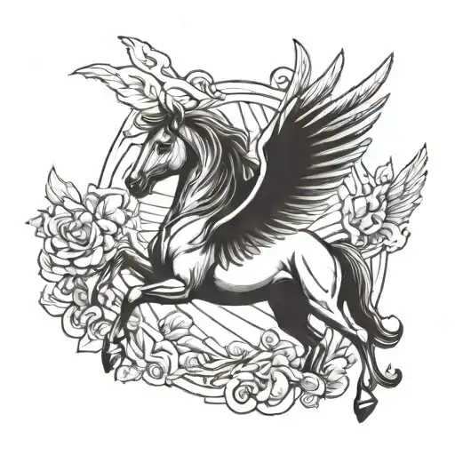 Pegasus Horse With Wings