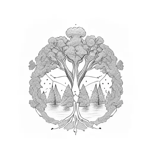 Tree Of Life And A River