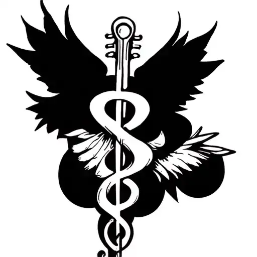 Tattoo For Forearm Music Lover Medical Aspirant