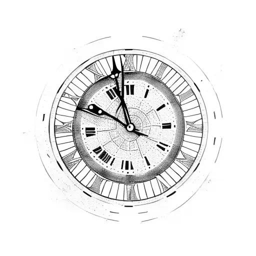 Dollars Leaking From A Breaking Clock