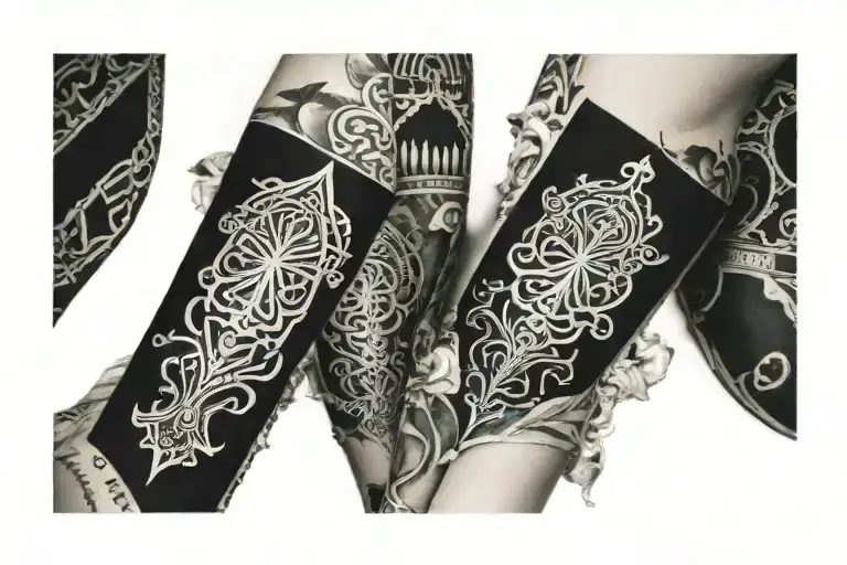 Gothic Religious Thigh