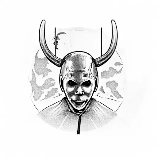 Michael Myers Riding A Horse