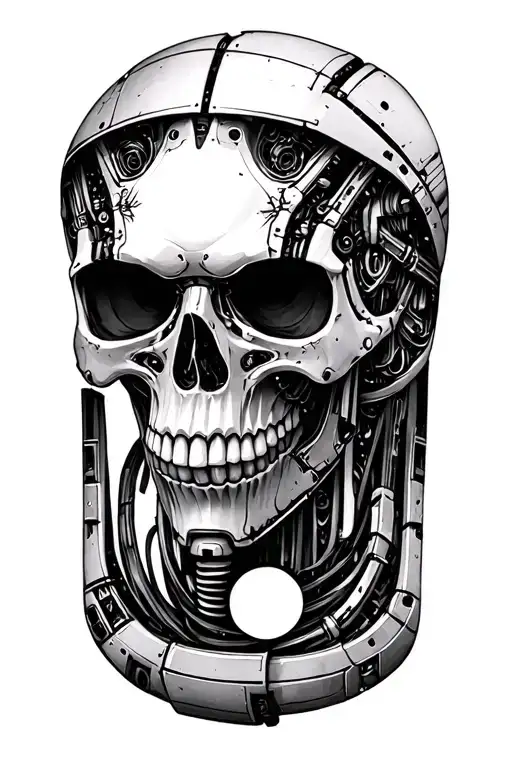 Robot Skull Soft Shading