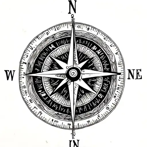 Compass With Kids Names Outside