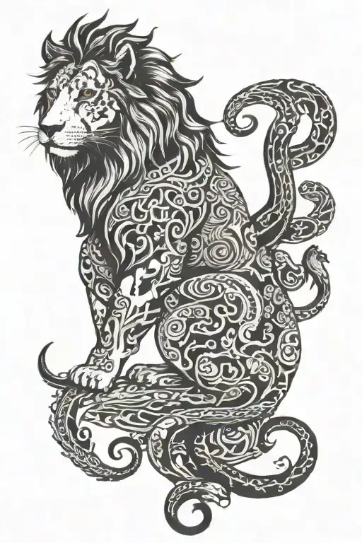Lion Wolf Lord God Shiva Snake Nature Chakra