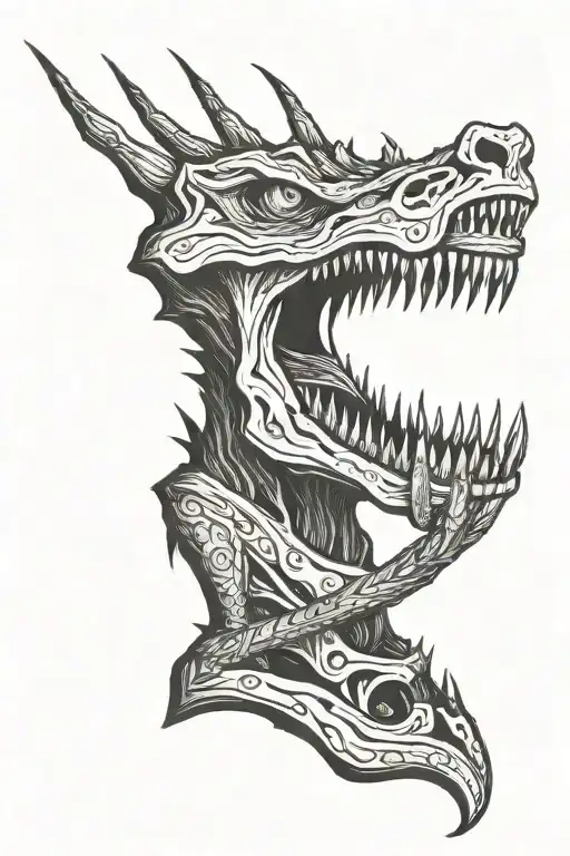 A Weird Creature With Long Arms And A Scary Weapon Ugly And Sharp Teeth