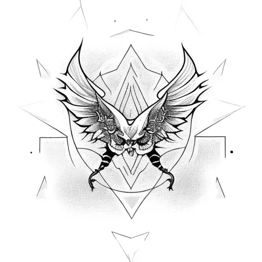 Cara Diablo Con Alas