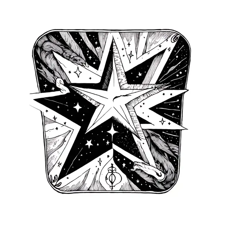 Tarot Card Shiny Star