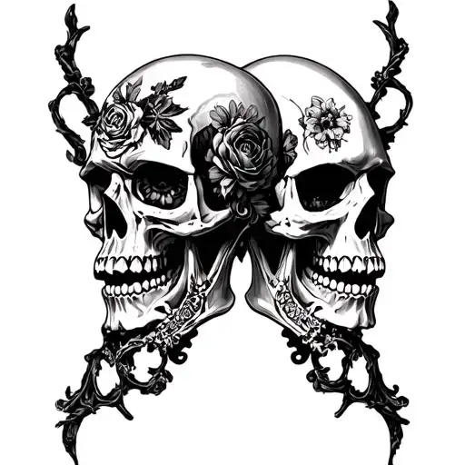 Skulls Representing Dark Periods