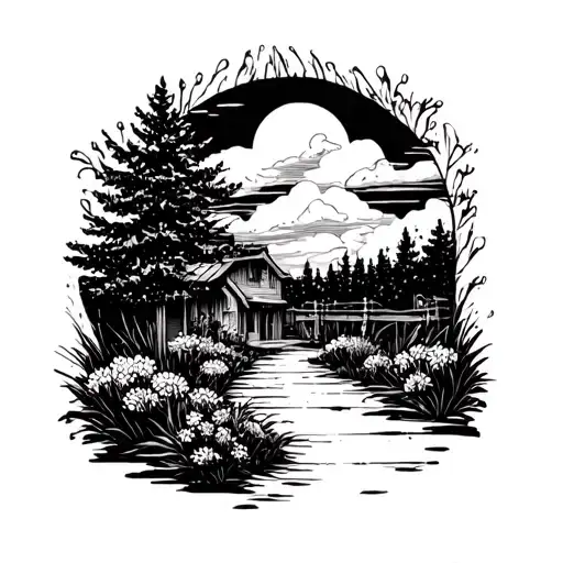 Outdoor Scene Featuring