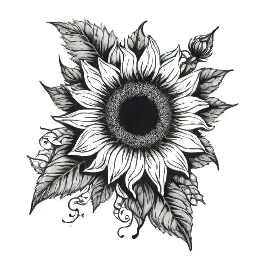 Sunflower Black Grey