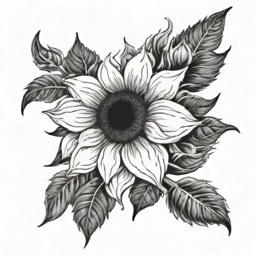 Sunflower Black Grey