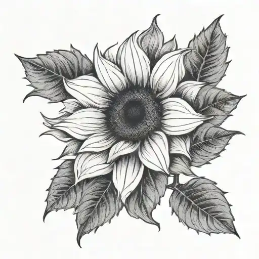 Sunflower Black Grey