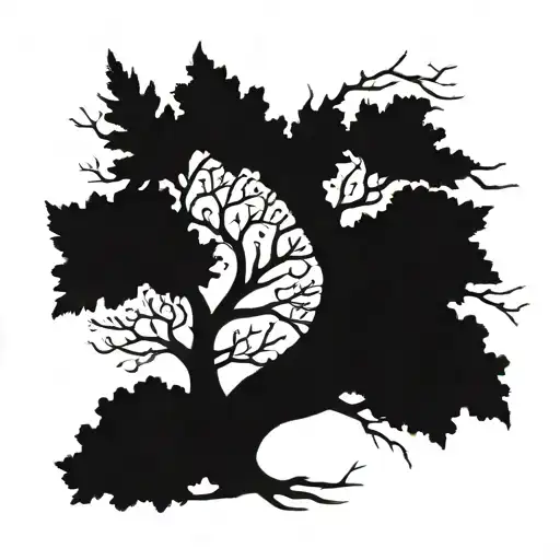 Incorporate A Family Tree Design With Intricate Branches And Leaves Representing Each Family Member