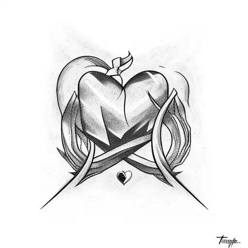 Basic Arm Wrap That Represents Not Wanting To Fallnin Love Cause Youll Break Your Own Heart