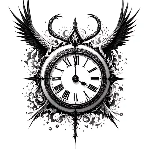 Clock And Sagittrius