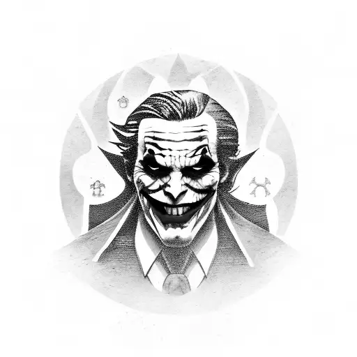 Joker With Graveyard