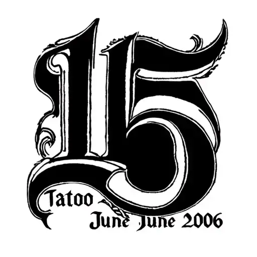 Roman Numeral Date 15 June 2006
