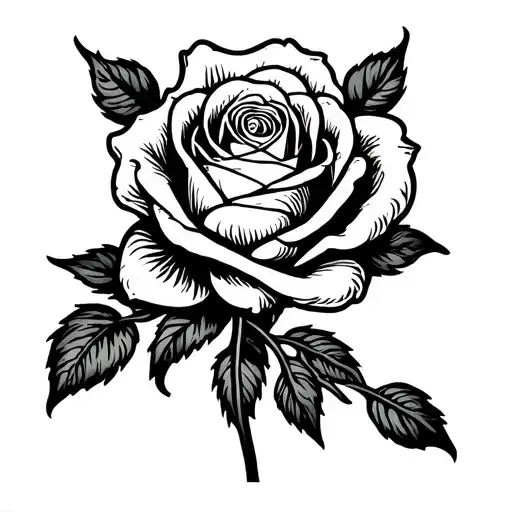 Heraldic Rose