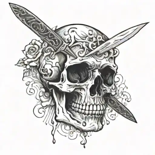 A Knife Through A Skull