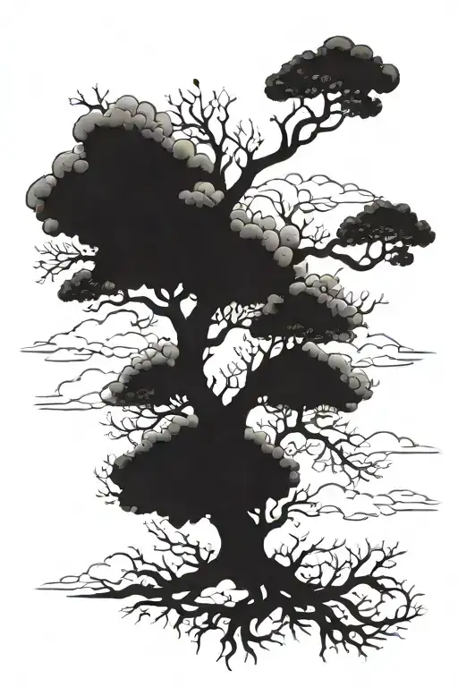 Poison Tree With Clouds Surrounding