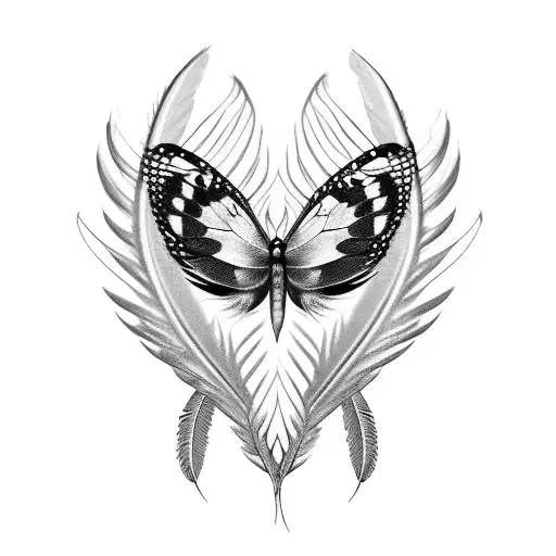 Feather General Uniform Letter K Butterfly Time