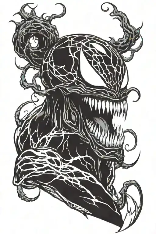 Venom Symbiote Consuming Your Arm