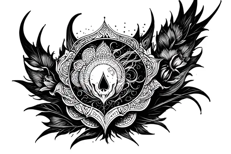 Gothic Fine Line Stomach