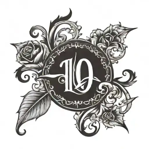 The Number 100 Written Gothic