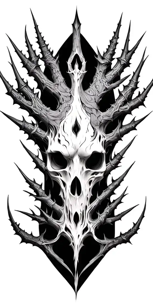 Full Sleave Made Of Thornes Very Sharp Pointy Thornes