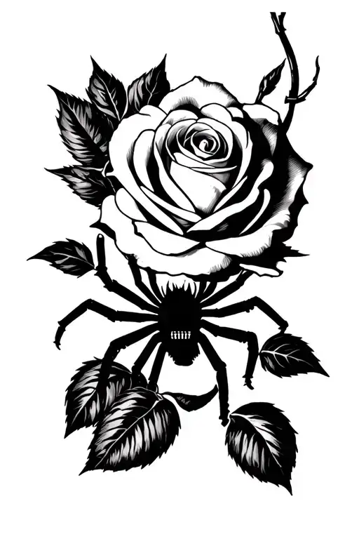 Spider And Rose