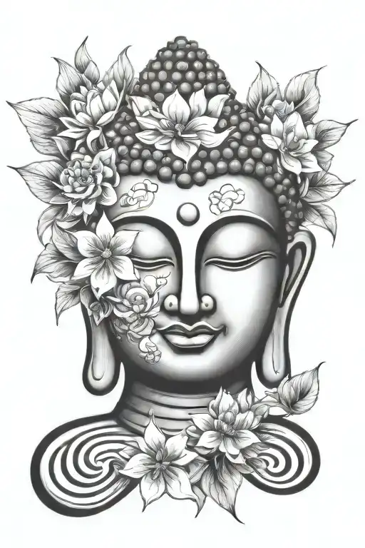 Buddha Zen Floral