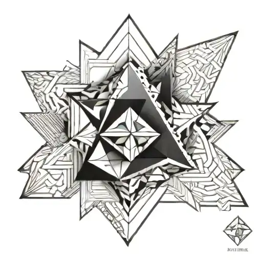 A 3D Geometric Design Incorporating Elements Of Dzfire