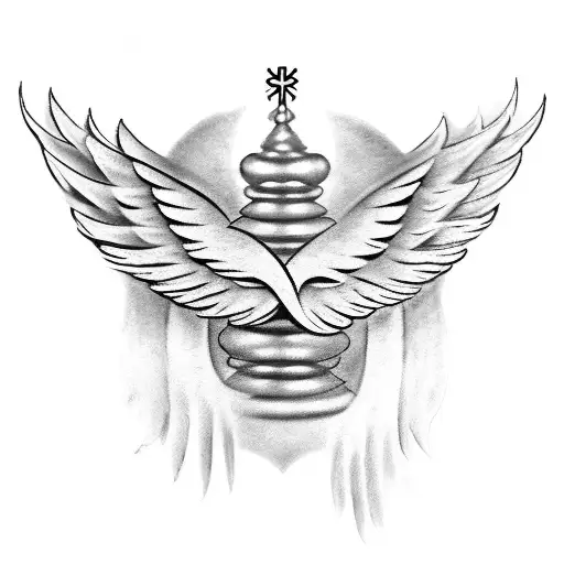 Angel Wings With A Crown