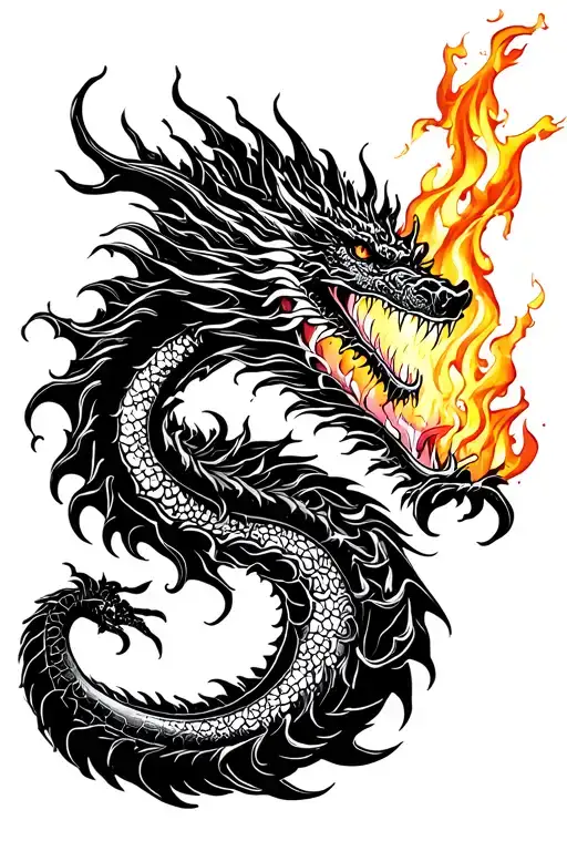 Dragon Breathing Fire