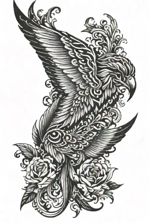 Urek Mazino Wing Tatto Inspired