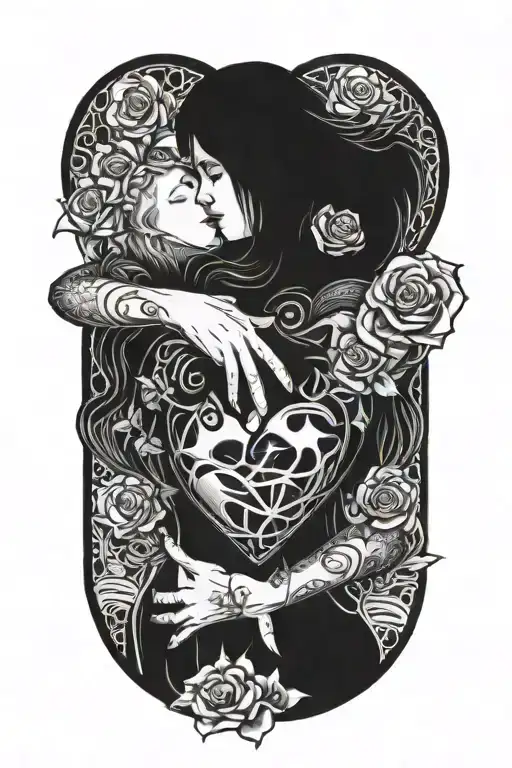 Symbolic Daughter Holding My Heart