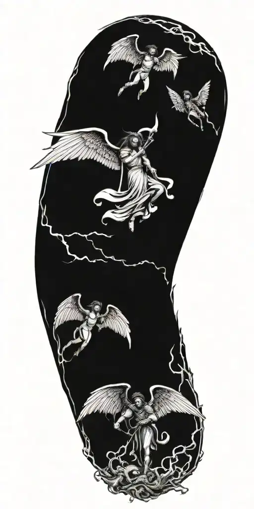 Heaven Angels Vs Demon