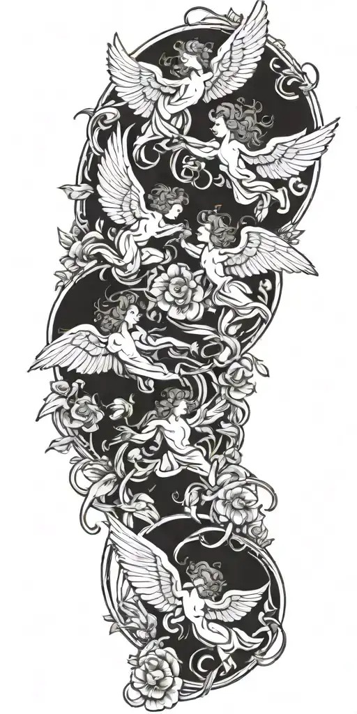 Angels Fighting Demons Morning Glory