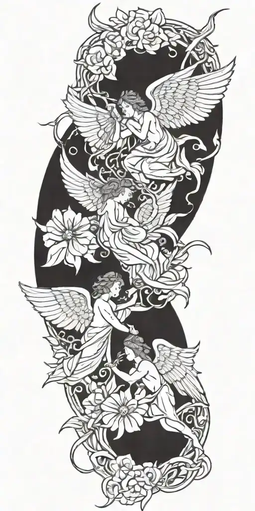 Angels Fighting Demons Morning Glory